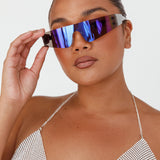 Riptide Oval Sunglasses Purple