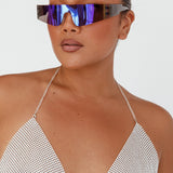 Riptide Oval Sunglasses Purple