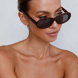 Riptide Oval Sunglasses Tort