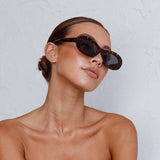 Riptide Oval Sunglasses Tort