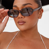 Riptide Oval Sunglasses Tort