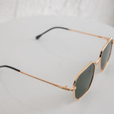Sahara Aviator Sunglasses Dark Green