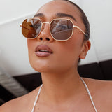 Sahara Aviator Sunglasses Tea