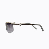 Peta And Jain Metal Mono Lens Sunglasses Gold