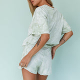 Cruise Control Tie Dye Shorts Green