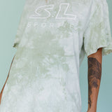 Cruise Control Tie Dye Shorts Green