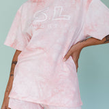 Cruise Control Tie Dye Shorts Pink