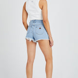 Abrand High Relaxed Short Esmeralda Light Blue