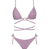 Summer Love Bikini Bottom Rose Shimmer