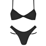 Antigua Double Strap Bikini Bottom Black