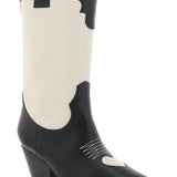 BiLLiNi Adaline Western Boots Black/Ivory