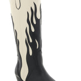 BiLLiNi Zarina Western Boots Black/Ivory