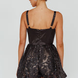Georgia May Lace Romper Black