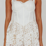Georgia May Lace Romper White