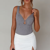 Ivy League Houndstooth Bodysuit Multi