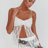 If You Insist Lace Camisole Top Ivory