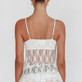 If You Insist Lace Camisole Top Ivory