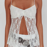 If You Insist Lace Camisole Top Ivory