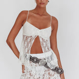 If You Insist Lace Camisole Top Ivory