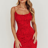 Come Here Mini Dress Red