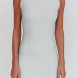 Ayda Backless Mini Dress Silver