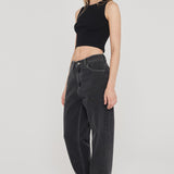 DR DENIM Faye Worker Concrete Black
