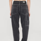 DR DENIM Faye Worker Concrete Black