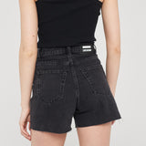 DR DENIM Nora Shorts Black Retro