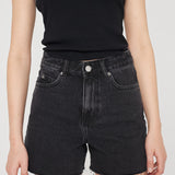 DR DENIM Nora Shorts Black Retro