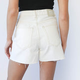 DR DENIM Nora Shorts Light Ecru