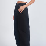 DR DENIM Donna Baggy Jeans Black