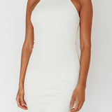 Voyage Racerback Midi Dress White