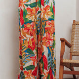 Marula Wide Leg Drawstring Pants Botanical