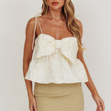 Angie Babydoll Top Ivory