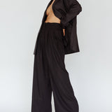 Sloan Side Pocket Trouser Pants Black