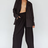 Sloan Side Pocket Trouser Pants Black