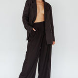 Sloan Side Pocket Trouser Pants Black