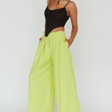 Sloan Side Pocket Trouser Pants Lime