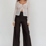 Nights Dream Wide Leg Pants Black