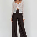 Nights Dream Wide Leg Pants Black