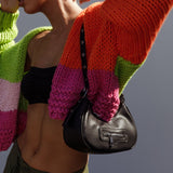Neon Carnival Knit Cardigan Multi