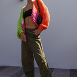 Neon Carnival Knit Cardigan Multi
