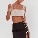 Kylah Crop Top Pearl