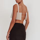 Kylah Crop Top Pearl