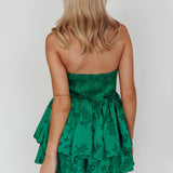 Tylah Keyhole Twist Bust Mini Dress Green