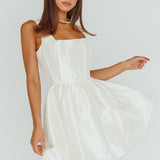 Suri Corset Bust Mini Dress Ivory