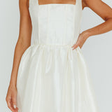 Suri Corset Bust Mini Dress Ivory
