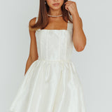 Suri Corset Bust Mini Dress Ivory
