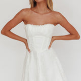 Savanna Corset Bodice Mini Dress Ivory