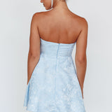 Savanna Corset Bodice Mini Dress Blue